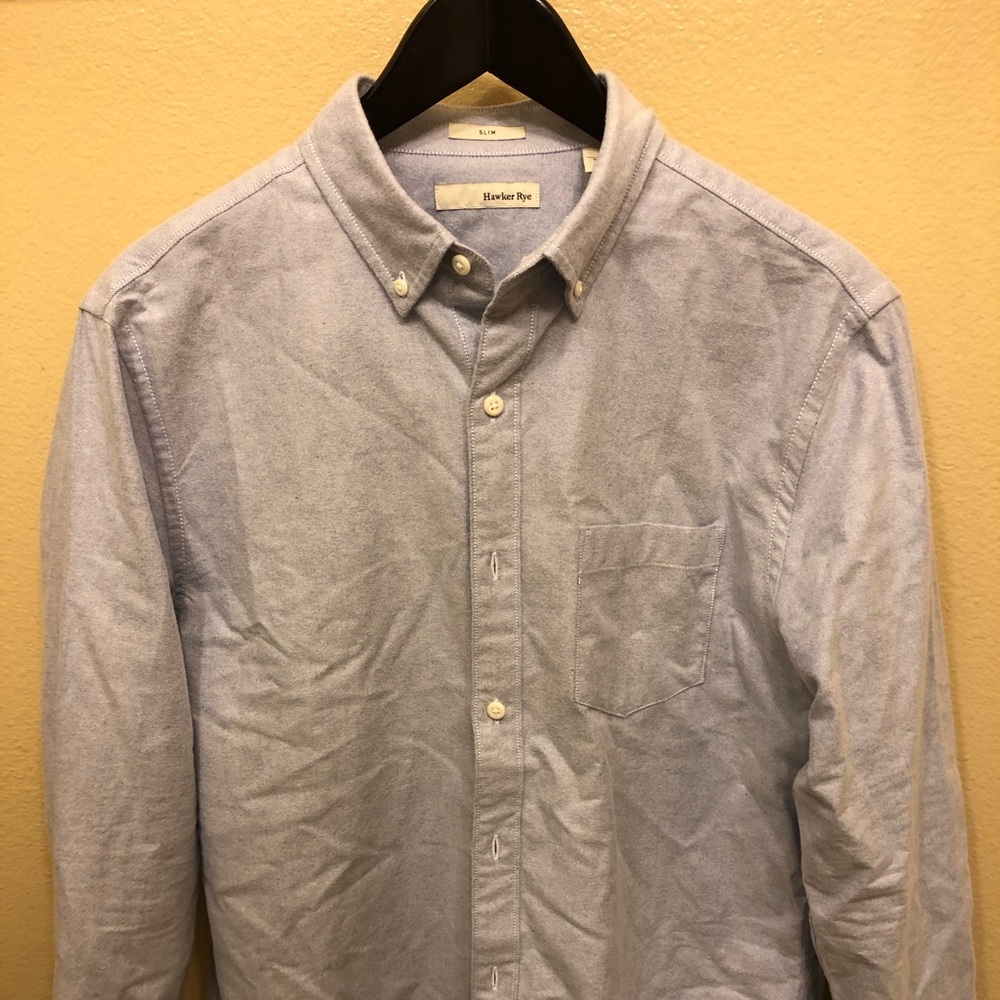 Hawker Rye Marcus Velveteen Oxford Shirt